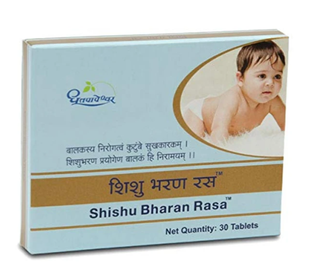 Dhootpapeshwar Shishu Bharan Rasa 30Tablets 