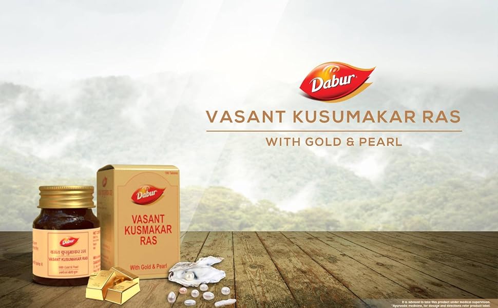 Dabur Vasant Kusumakar Ras 100Tablets