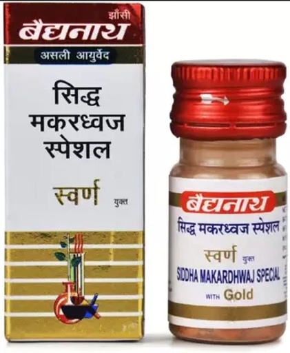 Baidyanath Jhansi Siddha Makardhwaj Special Gold 25Tablets 